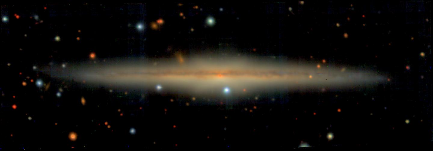 Galaxy UGC 10738, Seen Edge-on