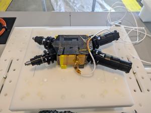 3D-printed model of the test sensor.
