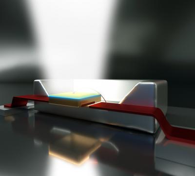 Bright Blue LED Light Yields White Light