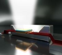 Bright Blue LED Light Yields White Light