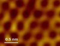 High-Resolution Scanning Tunneling Electron Microscope Image of Plumbene