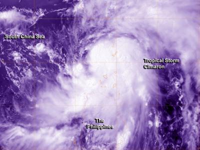 MODIS Sees Cimaron