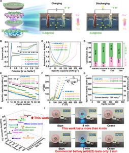 FIG. 3. ELECTROCHEMICAL PERFORMANCE OF THE HALF-CELL BASED ON THE N-S@HDM ANODE