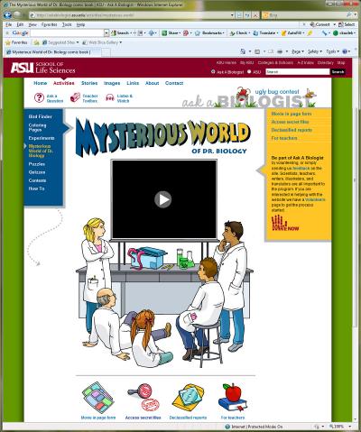 <i>The Mysterious World of Dr. Biology</i>