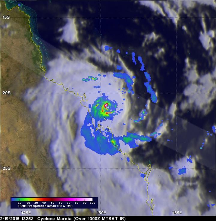 TRMM Image of Marcia