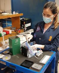 Final preparations for the Electrochemical Ammonia Removal system