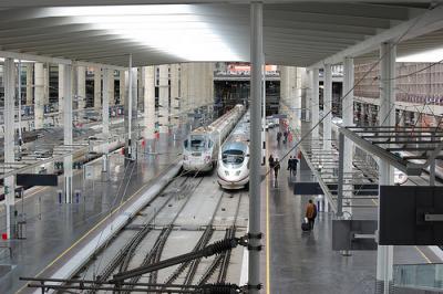 Inside the Train Station AVE, Atocha
