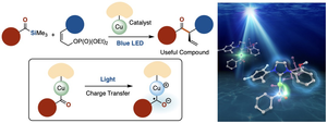Cross-coupling reaction using a copper-based catalyst