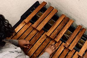 Marimba are traditionally made from Honduran rosewood