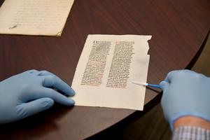 Nondestructive genetic testing of parchments