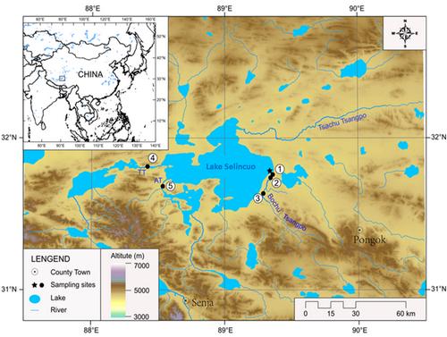 Sampling Sites in This Study