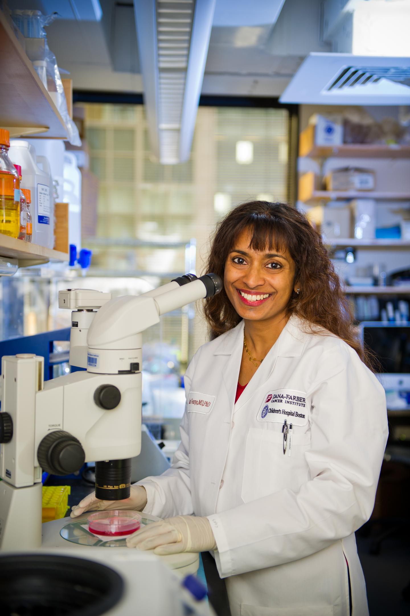 Rani George in Lab