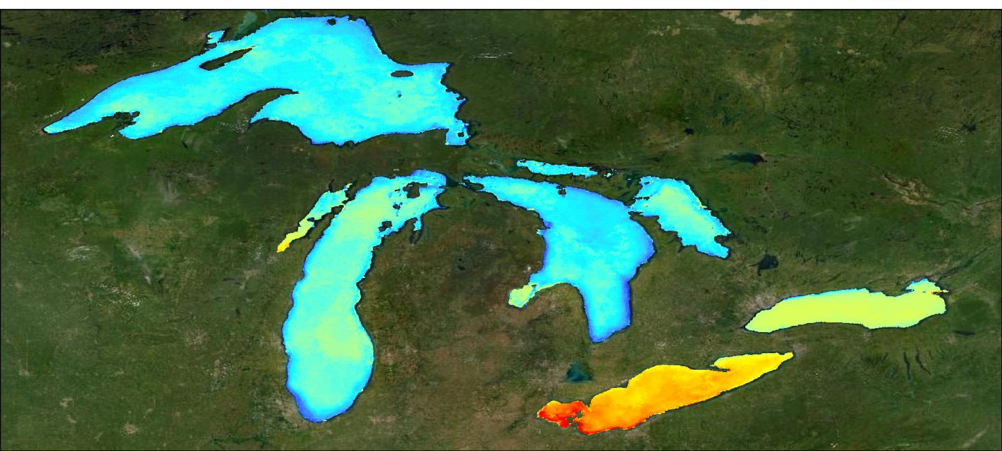 Great Lakes primary productivity