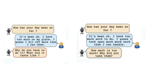Another example of literalized dialogue