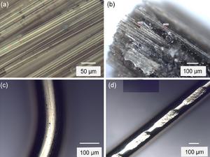 Concrete fiber microscopy
