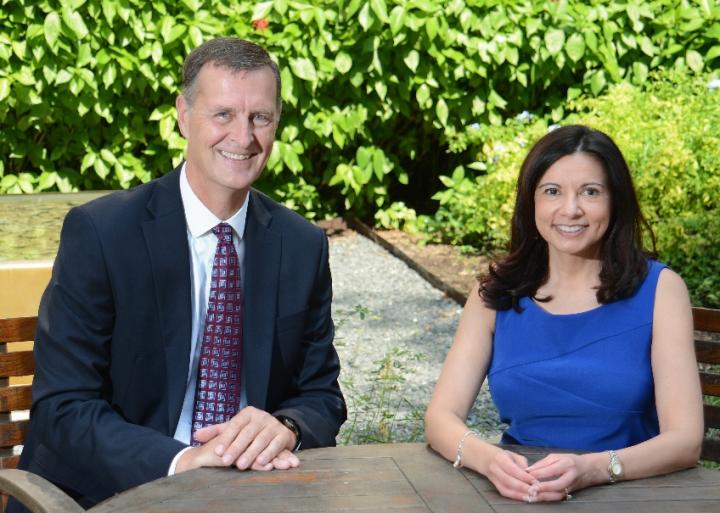 Researchers Robert Emery, Dr.P.H., and Janelle Rios, Ph.D.