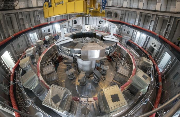 Installing the first superconducting magnet, ITER