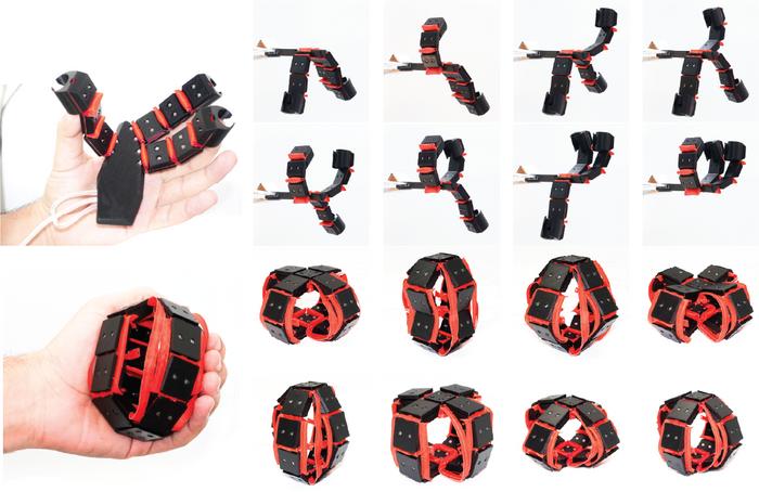 The 16 possible configurations of Digits modules.