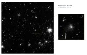 Europe's Euclid telescope discovers its first new comet