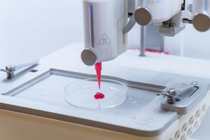 3D printing of gel with cells