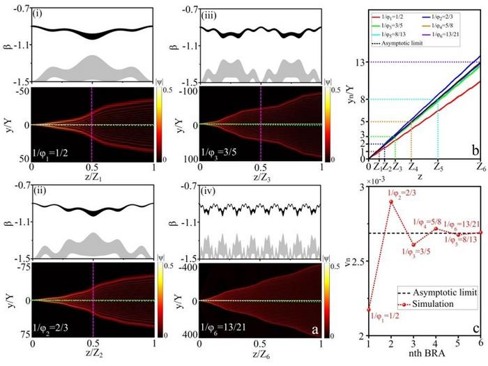 Figure 2 | Simulation results in the approximants of a quasi-periodic bichromatic driving.