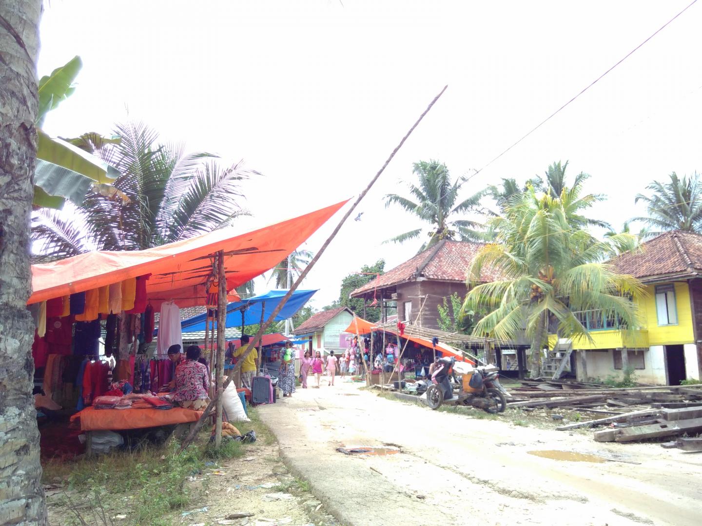 Rural Village Scene