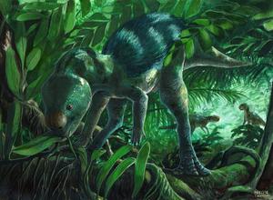 Paleo art reconstruction of Foskeia pelendonum