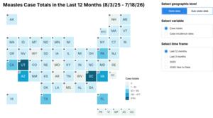 New U.S. disease tracker maps