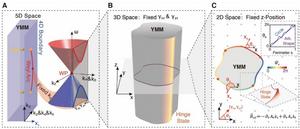 Figure 1 | Illustration of the HOTI-type Hinge States in an arbitrary Yang monopole metamaterial (YMM) Cylinder.