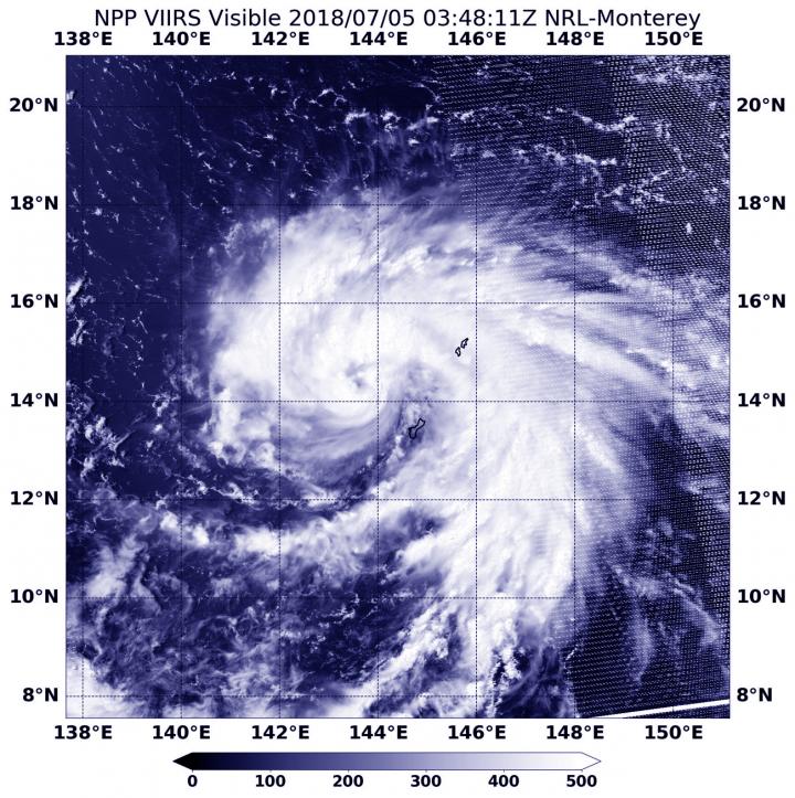 Suomi NPP Image of Maria