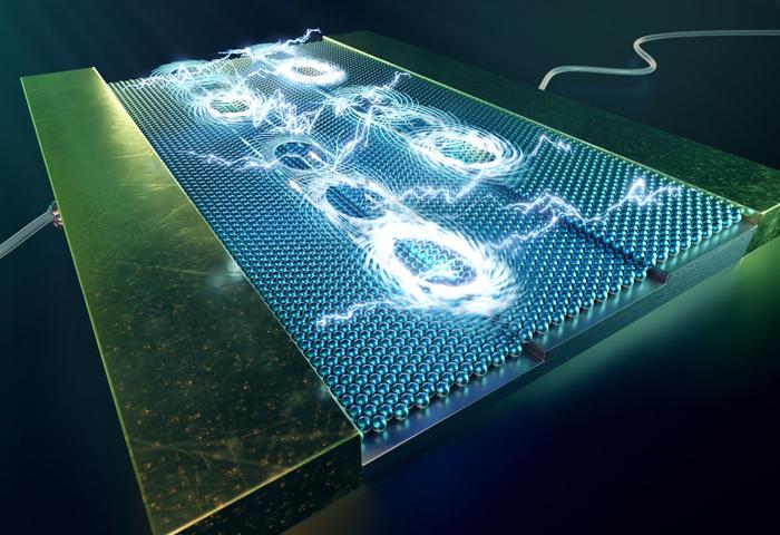Quantum vortices in superconductors moving along atomic steps