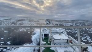 Sampling in pancake sea-ice from the SA Agulhus II