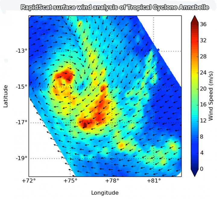 RapidScat Image of Annabelle