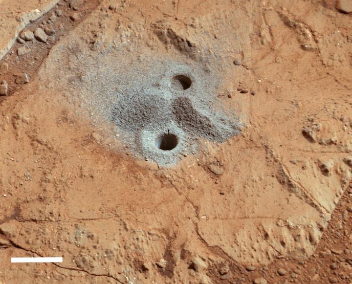Drill Hole into the John Klein Target