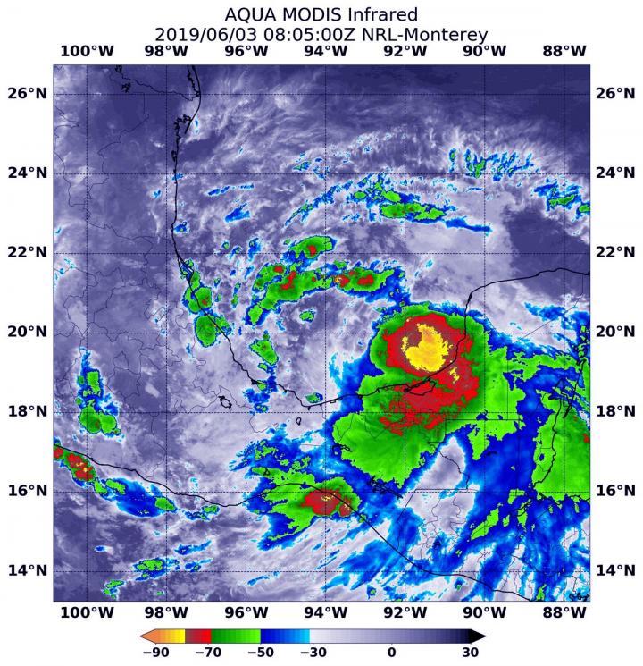 Aqua Image of 91L