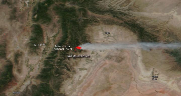 Trail Mountain Fire in Utah Begins as Prescribed Fire