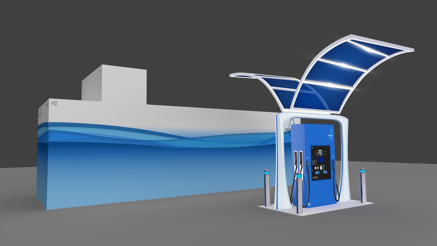 Liquid Hydrogen Fuel Pump Rendering