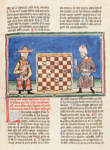 Jewish chess player playing against a Muslim chess player (1283)