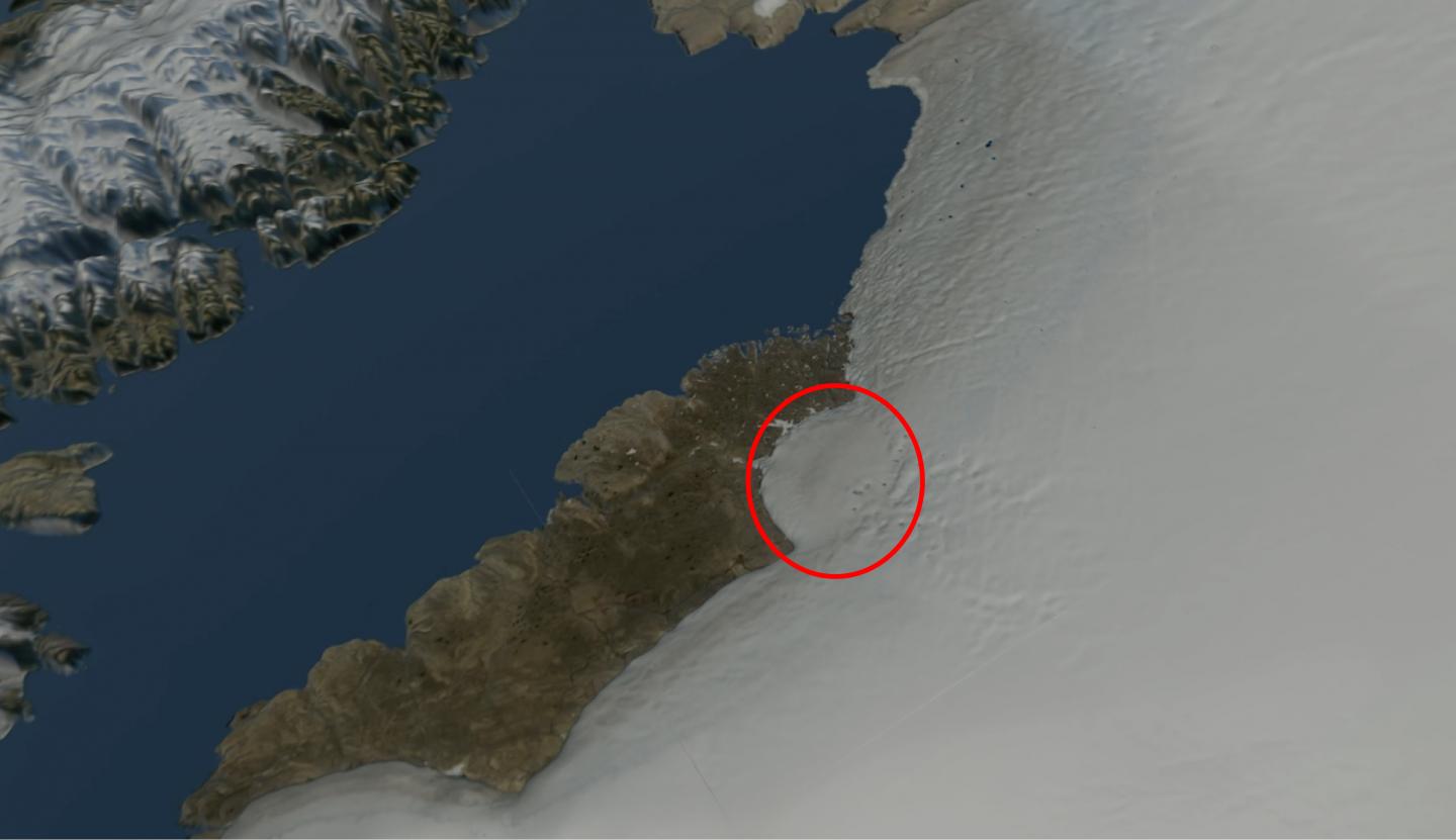 Close-Up of the Northwestern Ice-Sheet Margin in Inglefield Land