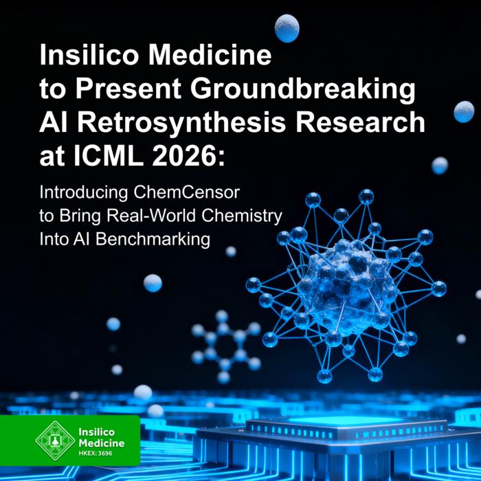 Insilico Medicine to Present Groundbreaking AI Retrosynthesis Research at ICML 2026