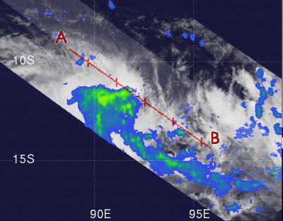 TRMM Sees Rainfall in New Tropical Storm 23S
