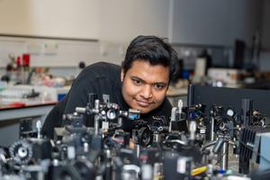Dr Pratyush Ghosh at the Cavendish Laboratory, University of Cambridge