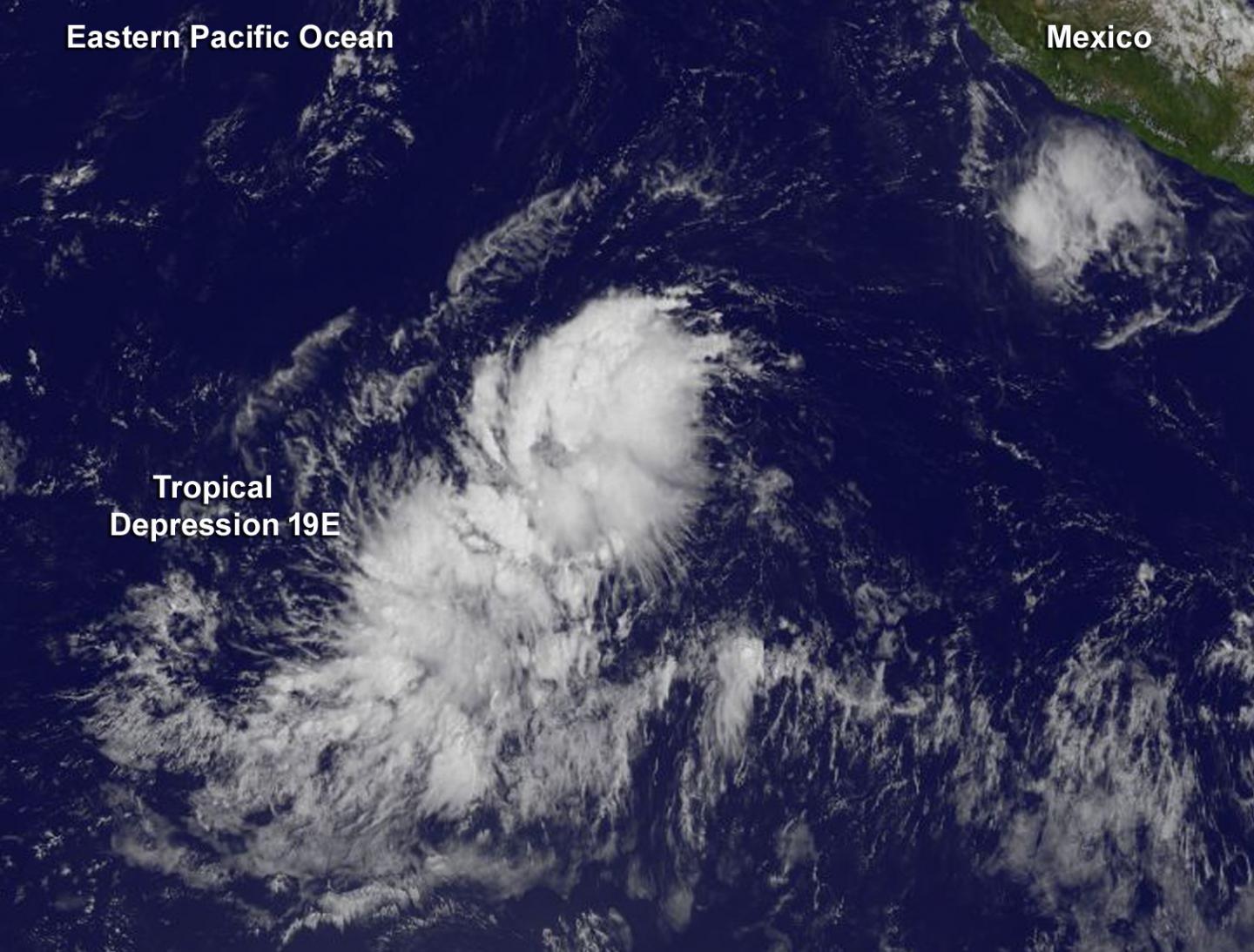 GOES-West Image of 19E