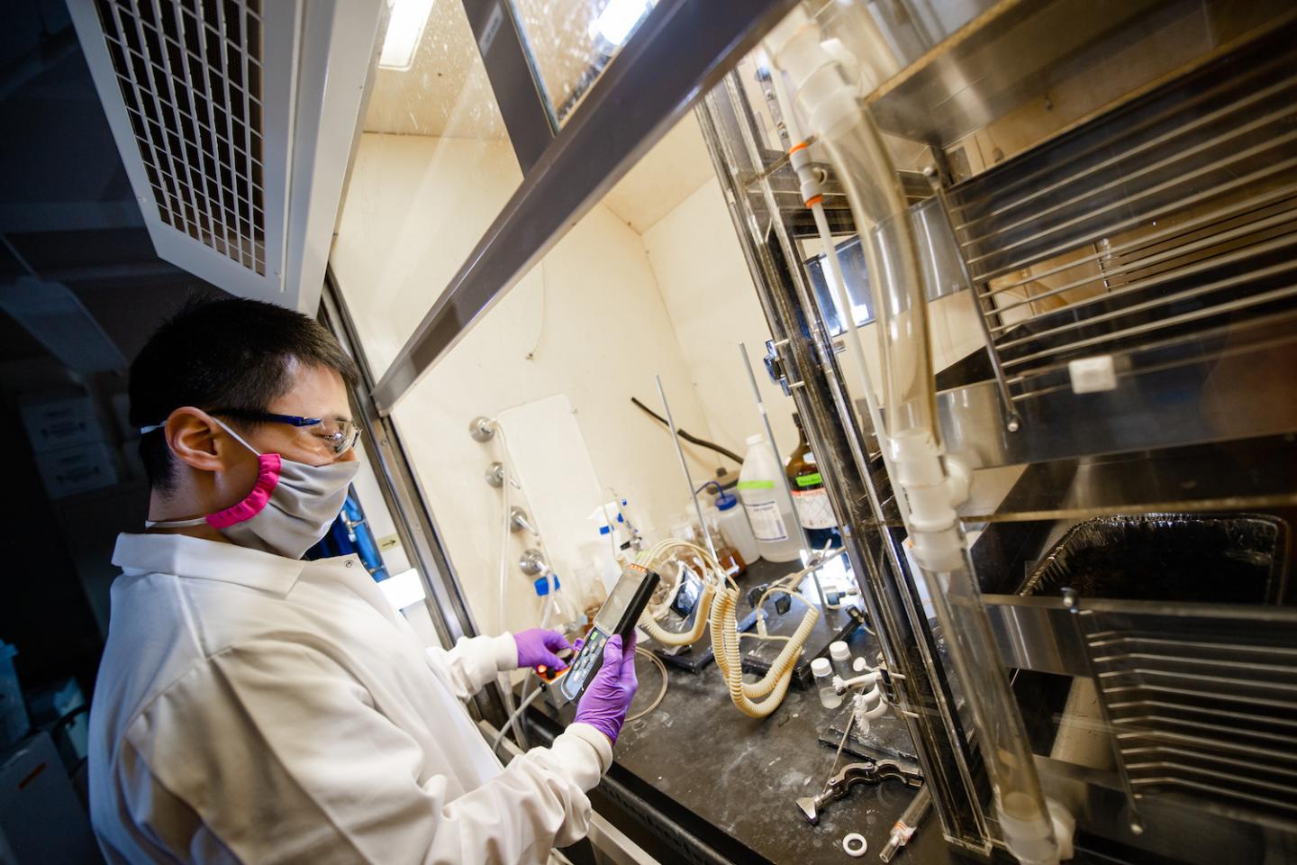 Breaking down PET plastic to be consumed by microorganisms