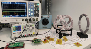 Components of the device.