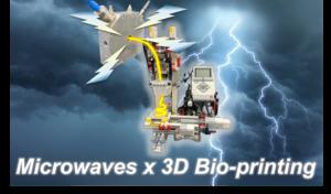The 3D bioprinter with microwave emitter