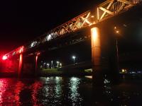 Coastal city lights