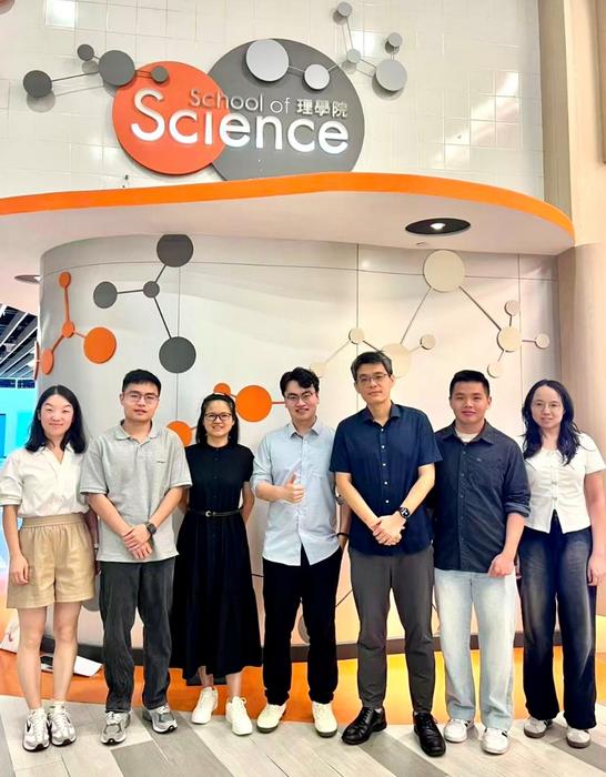 Prof. Wang and his research team.