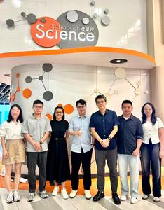 Prof. Wang and his research team.