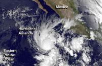 GOES Image of Amanda